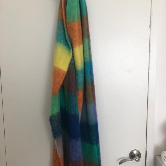 Acne Studios Chunk Wool Multicolored Scarf - Picture 5 of 5